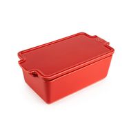 Terrine avec presse rouge 20 cm 600-700 g - Visuel 0